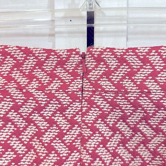 Talbots Tweed Skirt Size 14 A-Line Pink Wool Blend - Picture 6 of 10
